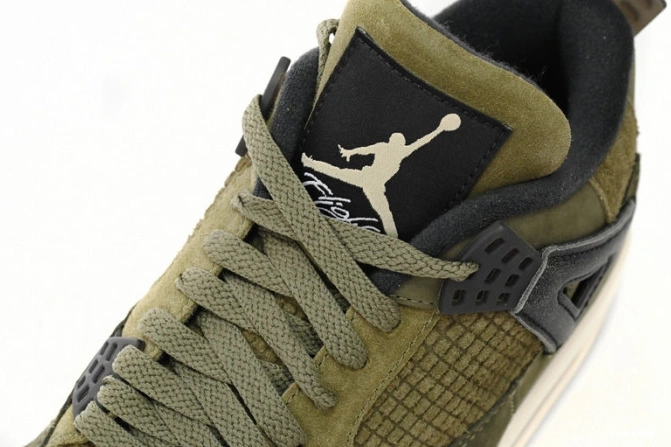 FB9927-200 Olive Craft Jordan Air 4 Medium 0711